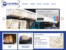 Tablet Screenshot of cap-embal.fr